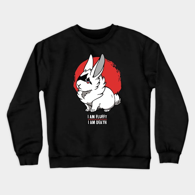 Deadly fluffy Crewneck Sweatshirt by Bi Bruce